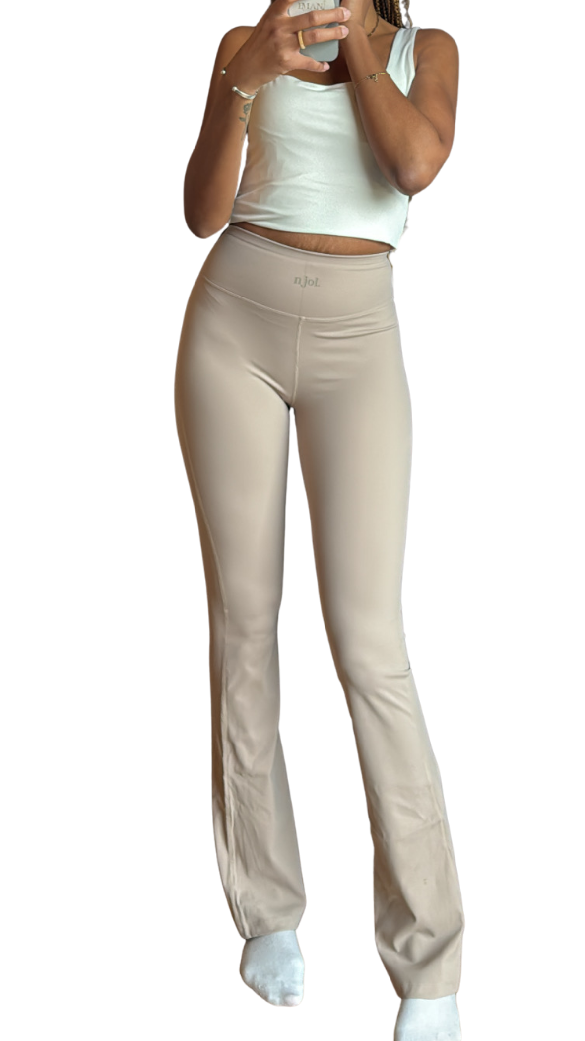 Flare Pants Beige